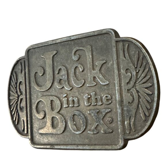 Jack In The Box Vintage Style Metal Belt Buckle Antique Finish Collectible - Picture 3 of 4